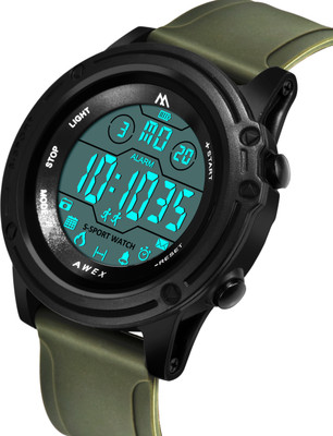 MakeTheStyle 1002 green 1002 Green A1 Digital Watch  - For Boys