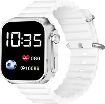 RHYLOZ WATERPROOF KIDS LED WATCH Digital Earth Ultra Look Multi Logo Waterproof Kids Watch for Boys & Girls Digital Watch  - For Boys & Girls