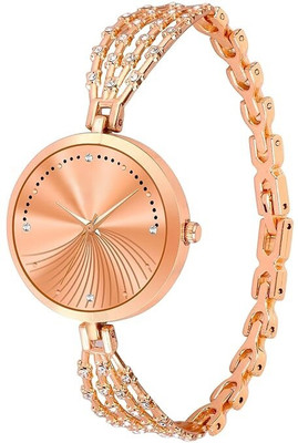 RENAISSANCE TRADERS gold silver diamond wow Analog Watch  - For Girls