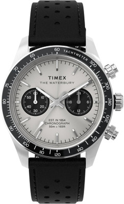 TIMEX TW2Y19300UJ TIMEX Waterbury Silver Round Dial Analog Watch  - For Men