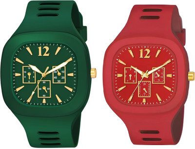 HALA Miller Men Watch Gold Dial Wrist Sport Ultra Watch with Pack of 2 Analog Watch  - For Men