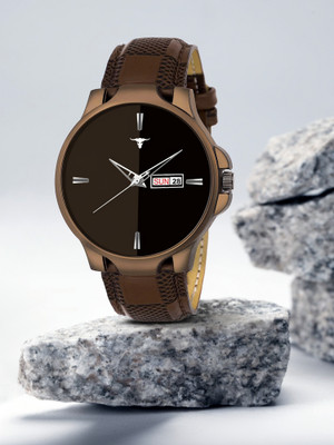 RUSTET DD385 Series Day & Date Analog Watch  - For Men