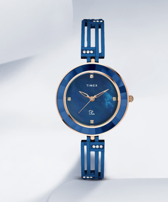 TIMEX Timex Analog Blue Dial Women Watch-TWEL16203 Mother of Pearl Dial Analog Watch  - For Women