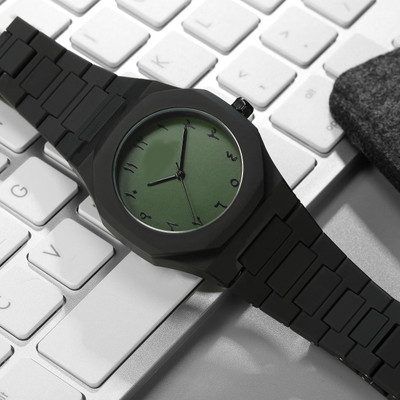 shafs Shafs Emerald Eclipse Arabic Dial Watch – Unisex Analog Watch  - For Men