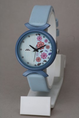 DSQUAR New Best Multi Color Flower Dial Design Attractive Silicone Belt New Best Multi Color Flower Dial Design Attractive Silicone Belt Analog Watch  - For Girls