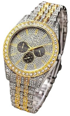 Glowme sm25_3dial_tt_gold Muskan Creation Analog watch Analog Watch  - For Men