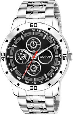 WARHAP Max Well Tranado Robust Analogue Silver Analog Watch  - For Boys
