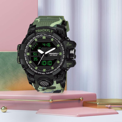 BARASTI 1005_ARMY_BELT_GREEN_J16 Analog-Digital Watch  - For Men