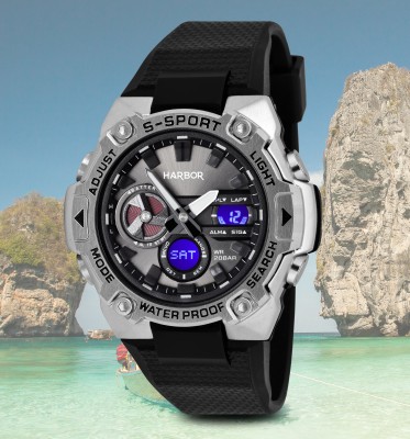 Harbor 9124PU Newly launched analog-digital watch for men Analog-Digital Watch  - For Men