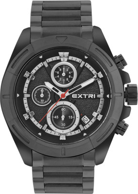 EXTRI New Collection Mens Chronograph Black Dial Analog Watch  - For Men