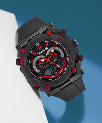 SONATA NP77030PP01 SF Ocean Series Analog-Digital Watch  - For Men