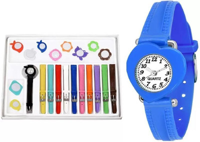 Habstone Analog Multicolor Dial 11 Belt Watches for Girls(11 Belt) Analog Watch  - For Boys & Girls