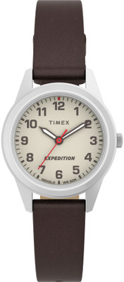 TIMEX TW4B25600JQ Field Cream Round Dial Analog Watch  - For Women