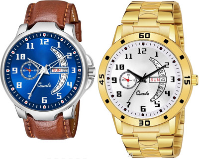 Caihong BRN-4-AND-GOLD-19 Analog Watch  - For Men