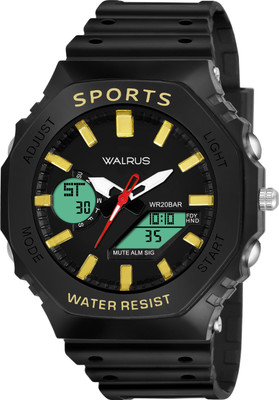 Walrus Walrus Black Analog Digital Wrist Watch For Men Sports IV Analog-Digital Watch  - For Men