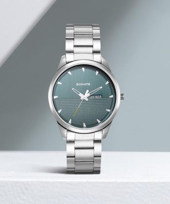 SONATA 7146SM02 IAF Gents Analog Watch  - For Men
