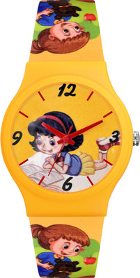 LUELA Fancy Dial Designer Silky Rubber Belt Fancy Dial Designer Silky Rubber Belt Analog Watch  - For Boys & Girls