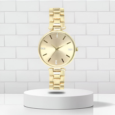 NITYA DRW001 FULL GOLD Stylist fancy watch for girls and women Analog Watch-For Women/Girls Stylish Designer Gold Dial Gold Strap Analog Watch  - For Women