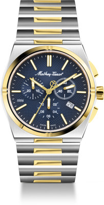 Mathey-Tissot H118CHBBU Swiss Made Zeus Chrono Blue Dial Analog Watch  - For Men