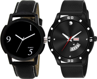 TVILLA Black Professional Look MZ-LR06 Analog Watch  - For Men