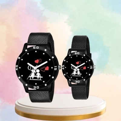 MAHAVIRA COLLECTION Couple Combo Valentine Day Couple Watch Analog Watch  - For Couple