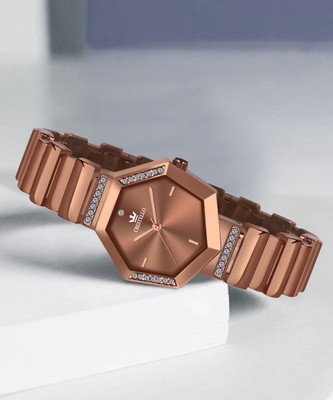 CRESTELLO CR-JWL151-BRWN Analog Watch  - For Women