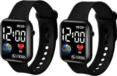 RSM New Fashion Design Luxurious Colored Led Digital Watch For Boys and Girls Digital Watch  - For Boys & Girls