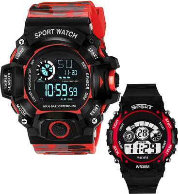 Slim digital sales sports watch