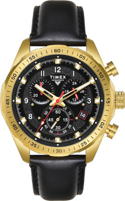 TIMEX TWEG26001 TIMEX Vector Black Round Chronograph Dial Analog Watch  - For Men