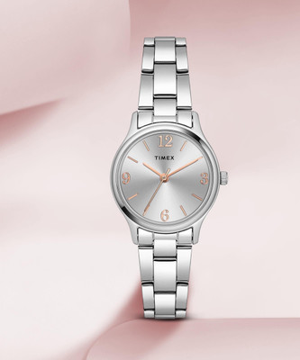 TIMEX Silver Dial Analog Watch  - For Women