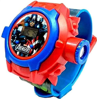 Elhify Projector Watch for Kids Unique 24 Images Digital Display Projector 24 Projector Photo Series Digital Kids Watch Digital Watch  - For Boys & Girls