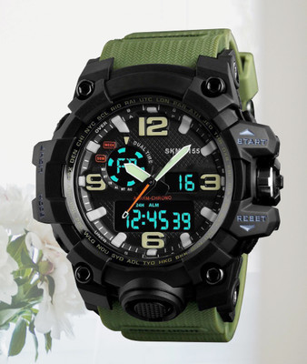 Diaggro 1155 Get the top-rated New 1155 Green Analog-Digital Sports Watch Analog-Digital Watch  - For Men
