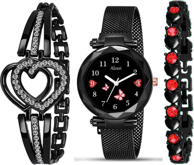 Alexei Magnetic Butterfly Collection Magnetic Butterfly Collection Analog Watch  - For Girls