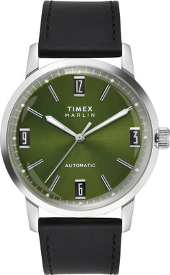TIMEX TWEG26700 TIMEX MARLIN Green Round Dial Mechanical Automatic Men's Watch - TWEG26700 Analog Watch  - For Men