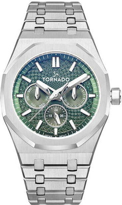 Tornado T23104-SBSH Tornado Aurora Multi Function Analog Watch  - For Men