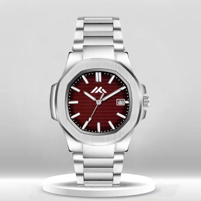 ETLIS MT-804 Modern Luxury Maroon Face Analog Watch  - For Men