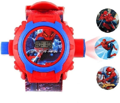 KavyaTanishq Spider man projector Digital watch for kids Digital Watch  - For Boys