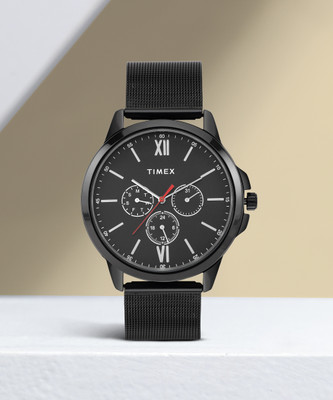 TIMEX Multifunction Black Dial Analog Watch  - For Men