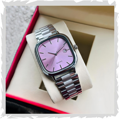 Styledose M31 styledose Minimalist Date Display Square Dial Slim Case Design Analog Watch  - For Men
