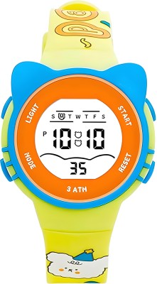 Styleflix KITTY Cartoon Face Light Small Kids Watch for 4-10 Years Best Return Gifts Digital Watch  - For Boys & Girls