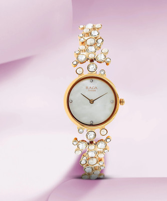 Titan NQ95032WM01 Raga Moonlight Analog Watch  - For Women