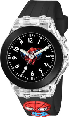 Quano 3D Cartoon Kids Analog Watch with LED Luminous 7 Multicolour Glowing Disco Light 3D Cartoon Kids Analog Watch with LED Luminous 7 Multicolour Glowing Disco Light Analog Watch  - For Boys & Girls