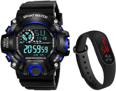 YUKAX New Arrival Silicone Strap Digital Fab Watch Digital Watch  - For Men