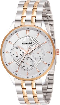 PROVOGUE 90127KM Silver Rose Gold Multifunctional All Function working and fulfill all requirements Analog Watch  - For Men