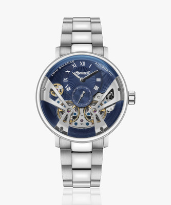 Ingersoll I13104 The Broadway Automatic with Blue Dial and White Ceramic Analog Watch  - For Men