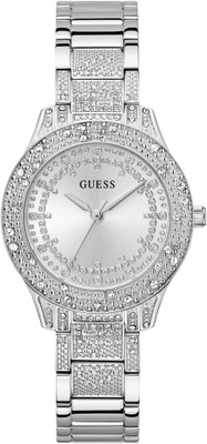 GUESS GW0746L1 Shooting Star Silver Tone Round Dial Analog Watch  - For Women