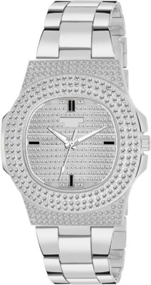 RS TRADER CO MSG2793 DIAMOND STAINLESS STILL WATCH DIAMOND Analog Watch  - For Men