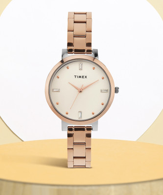 TIMEX Silver Dial Analog Watch  - For Women