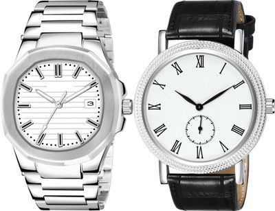 TVILLA White Dial Date Function MZ-LR147 Analog Watch  - For Men