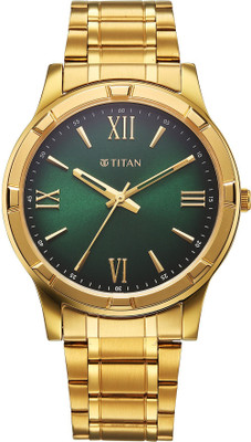 Titan Karishma Festive 3.0 Titan Karishma Festive 3.0 Quartz Green Round Dial Men's Watch / Analog Watch  - For Men